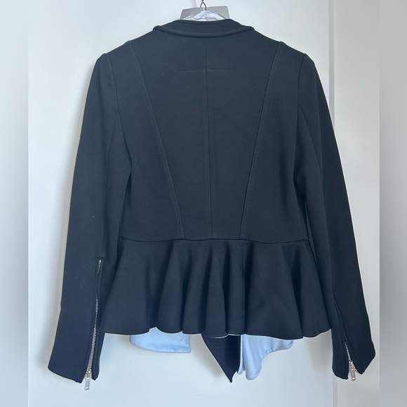 Givenchy Cascade Ruffle Peplum Jacket Black IT44 (US 8) - Picture 4 of 6